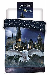 Постільна білизна Harry Potter двостороння, бавовна 100%, підковдра 135 x 200 см + наволочка 80 x 80 см - Фото 1