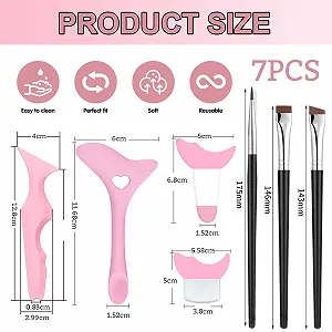 Інструмент Ruzister Силіконовий Допоміжний Для Підведення Для Очей Ультратонкий Набір Пензлів synthetic.ua - Фото 1