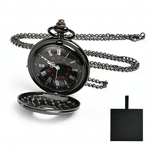 Карманные часы Vicloon Vintage Retro Quartz с цепочкой - Фото 1