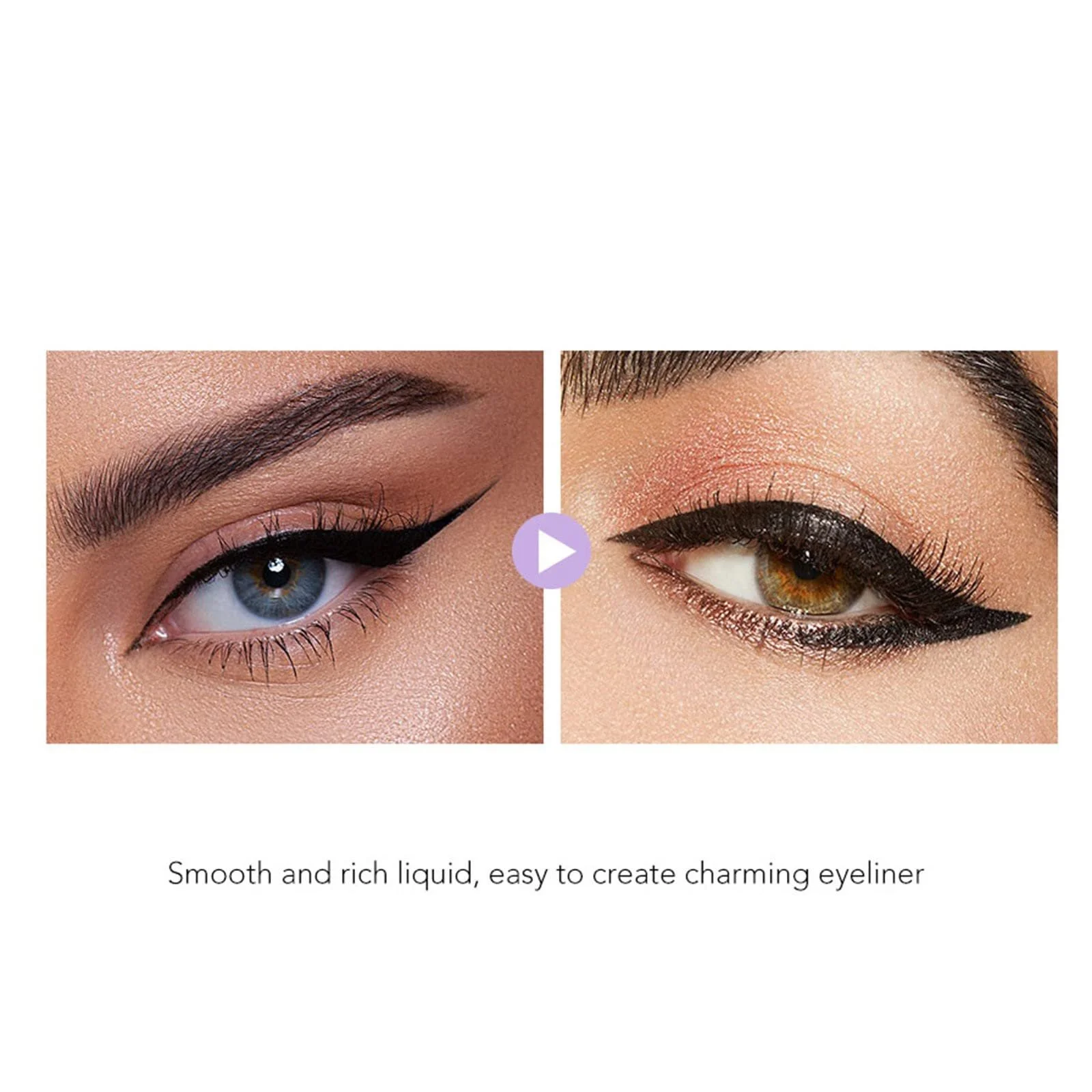 Рідка Підводка Luxury Beauty Rose Gold Bling Чорний, фото №5