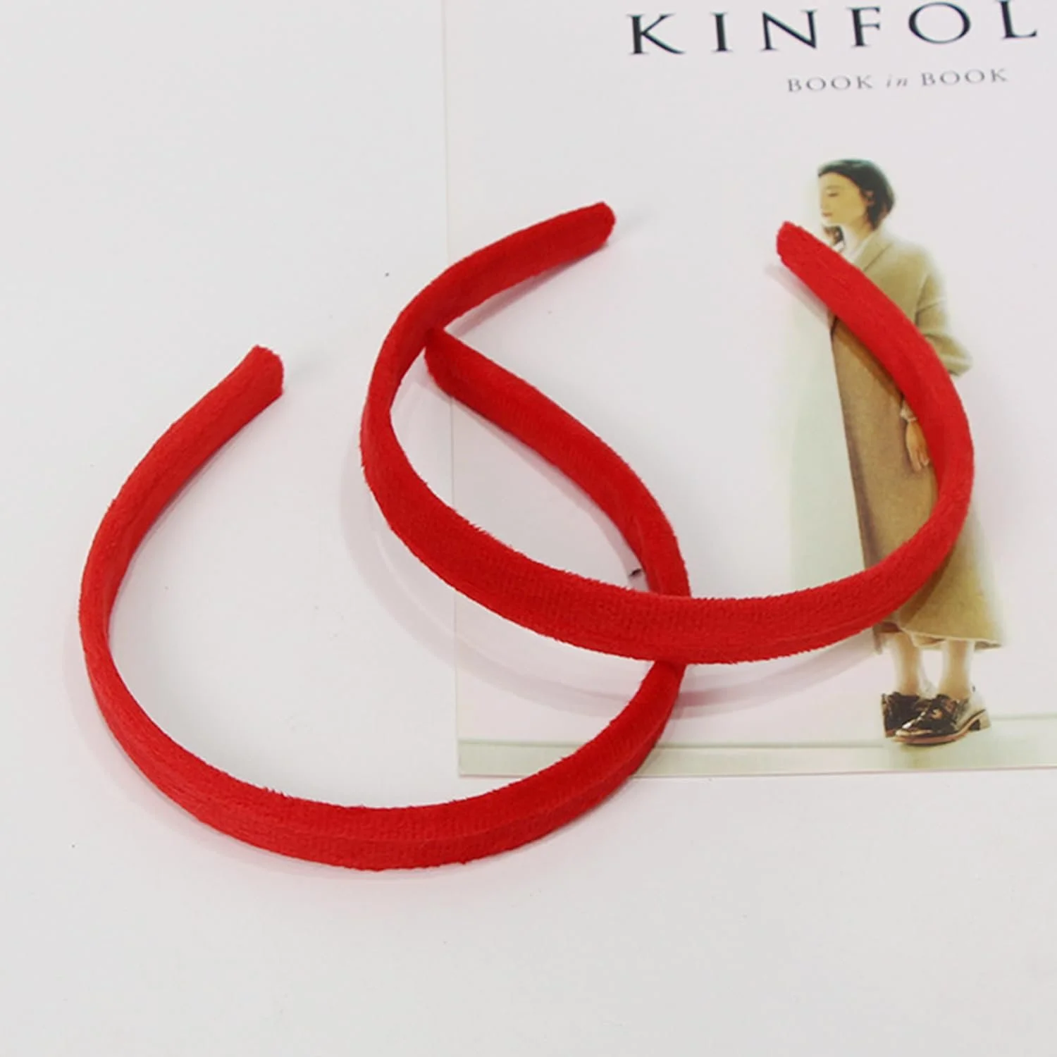 Обруч Красный Аксессуары для волос Красный, фото №3