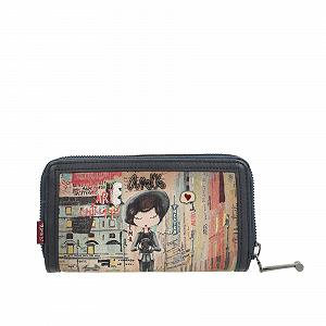 Гаманець Anekke Retro Vintage Travel Striped Multi Coloured 19 см - Фото 1