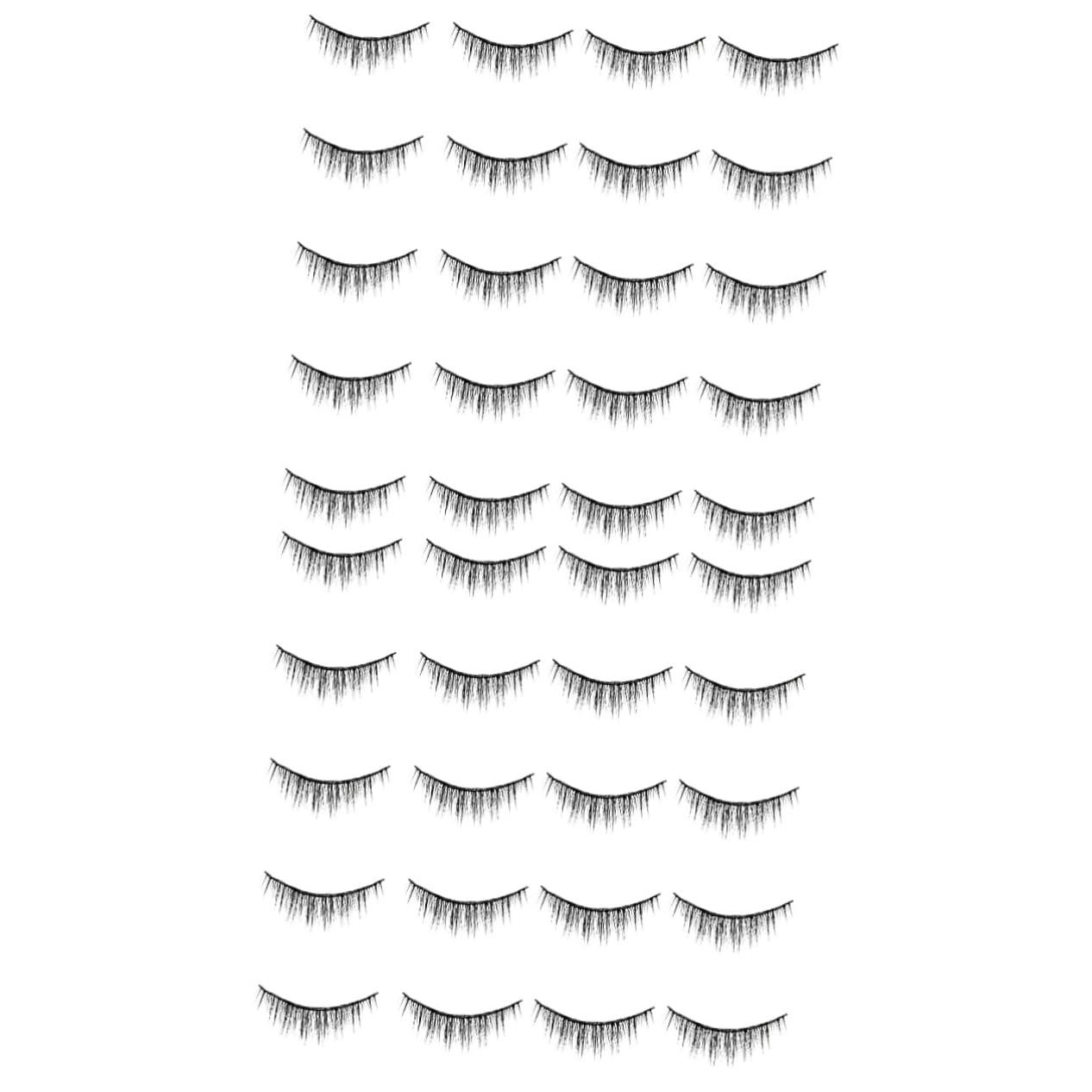 Накладные ресницы FRCOLOR 20 пар Естественный вид, фото №1