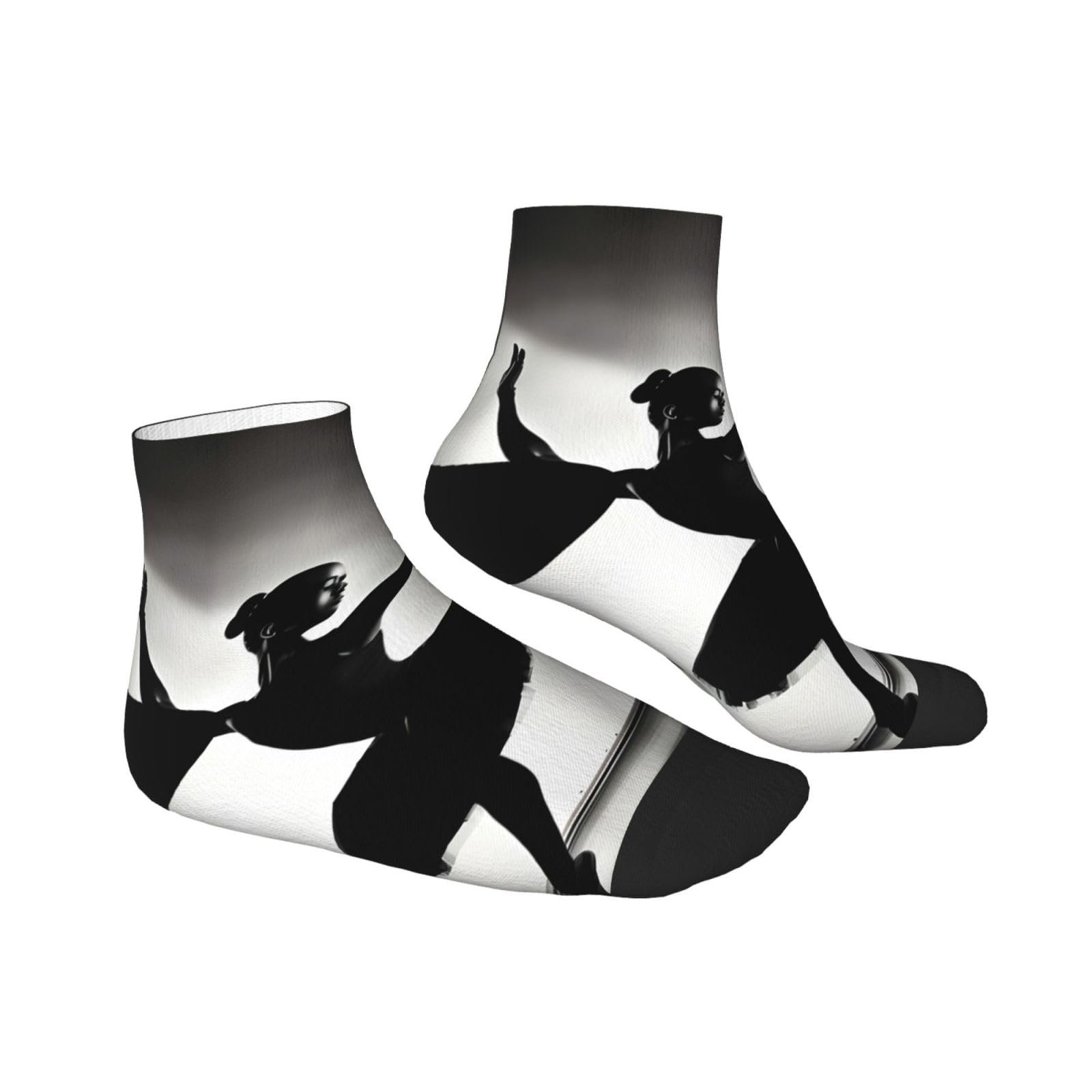 Носки SSIMOO Ballerina Dance Модные удобные носки для взрослых, повседневные носки, подходят для любого времени года, Ballerina Dance, один размер, фото №3