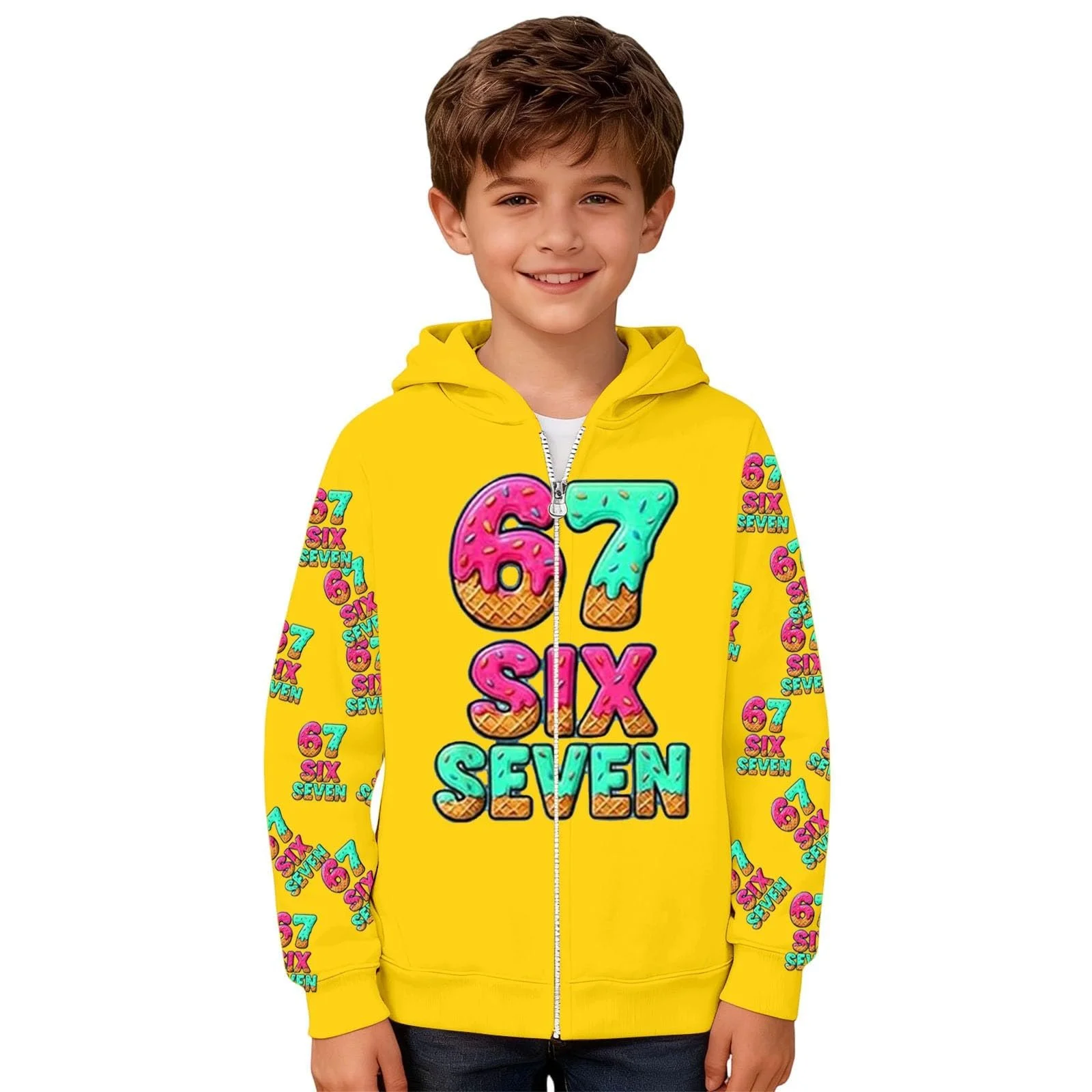 Толстовка для девочки, Толстовка с капюшоном для мальчика, Детский дышащий повседневный модный пуловер, Удобная спортивная толстовка с капюшоном для игр, теплая и школьная кофта с длинными рукавами, Толстовка, фото №1