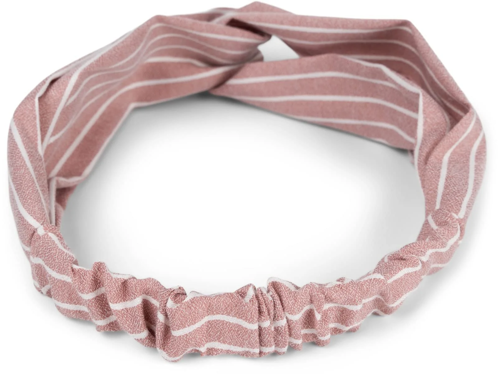 Пов'язка на голову Жіноча styleBREAKER 04026038 Смугастий візерунок Брудно-рожевий, фото №2
