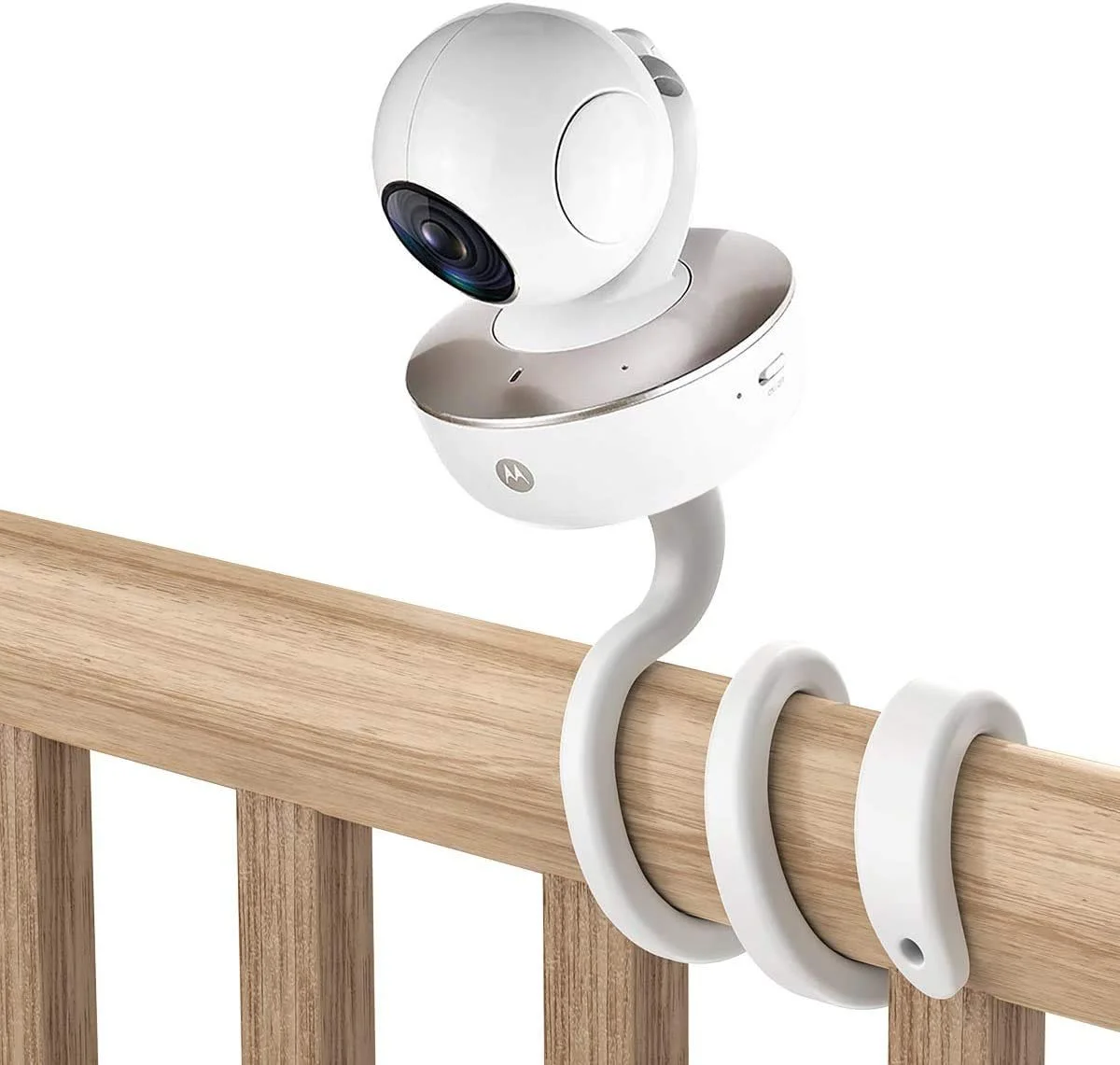 Універсальне кріплення HOLACA для Arlo/GHB/HelloBaby/ieGeek/Momcozy/Motorola 1/4", гнучке, Біле, фото №1