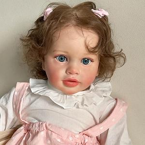 Лялька Anano Reborn Toddler Realistic Dolls Silicone Straight Legs Standing Boys з одягом synthetic.ua - Фото 1