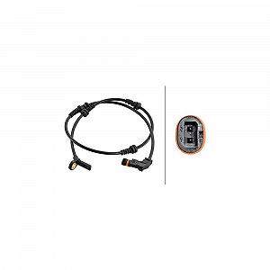 Датчик частоты вращения колеса HELLA 6PU 230 048-231 для MERCEDES-BENZ HITACHI, передний мост - Фото 1