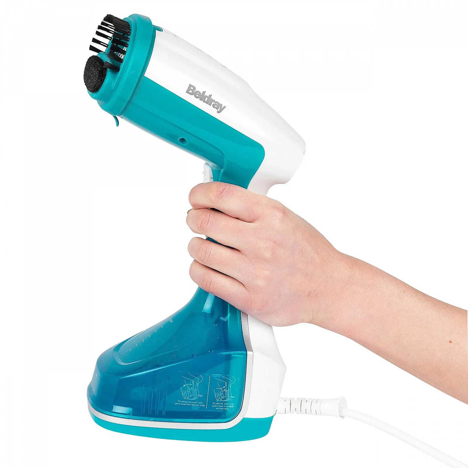 Вертикальный отпариватель Beldray Multi Steam Pro BEL0815-VDE 1200W Бирюзовый/Белый, фото №5