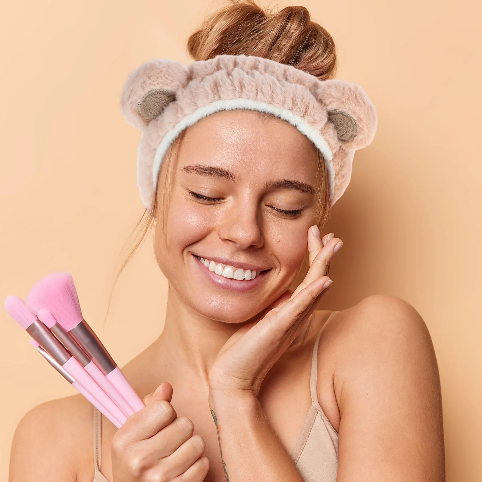 Пов'язка для волосся Косметична для макіяжу та вмивання, фото №7