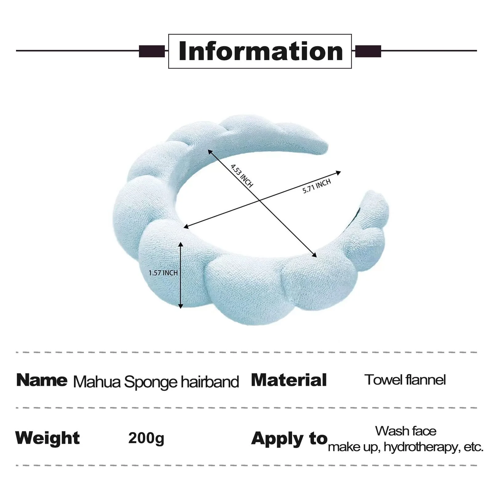 Обруч Mimi and Co Spa для жінок Тканина махрова, фото №2 Обруч Mimi and Co Spa для жінок Тканина махрова, фото №2