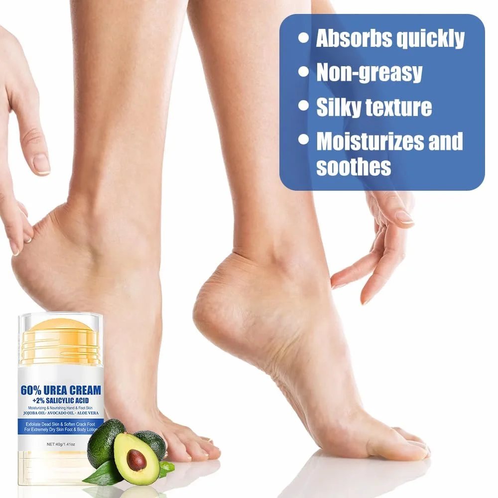 Крем для ног Urea Foot Cream увлажняющий против трещин 60% 3 шт., фото №7
