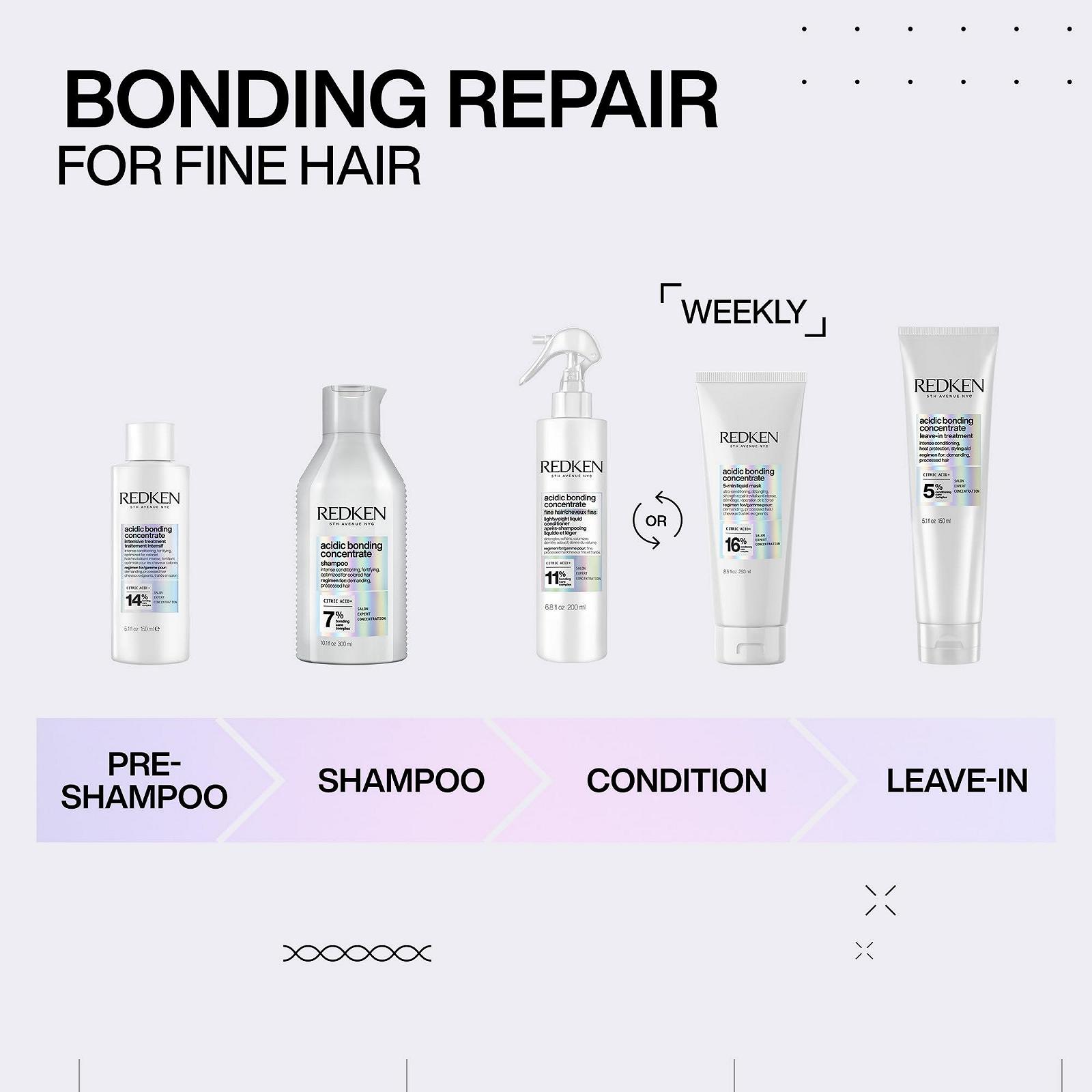 Шампунь Redken Acidic Bonding Concentrate для ухода за волосами с интенсивной защитой от потери цвета, фото №9