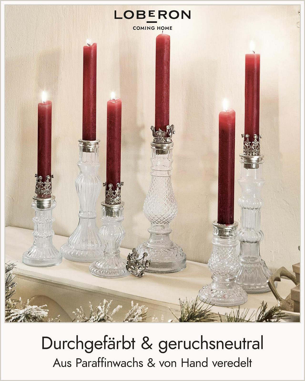 Свіча Loberon Bauceau Набір з 12 Червоні Ручної роботи Вузькі Свічки Декор Рустикальна обробка Приблизно 7 годин - 8 годин Час горіння, Червоні, фото №3 Свіча Loberon Bauceau Набір з 12 Червоні Ручної роботи Вузькі Свічки Декор Рустикальна обробка Приблизно 7 годин - 8 годин Час горіння, Червоні, фото №3