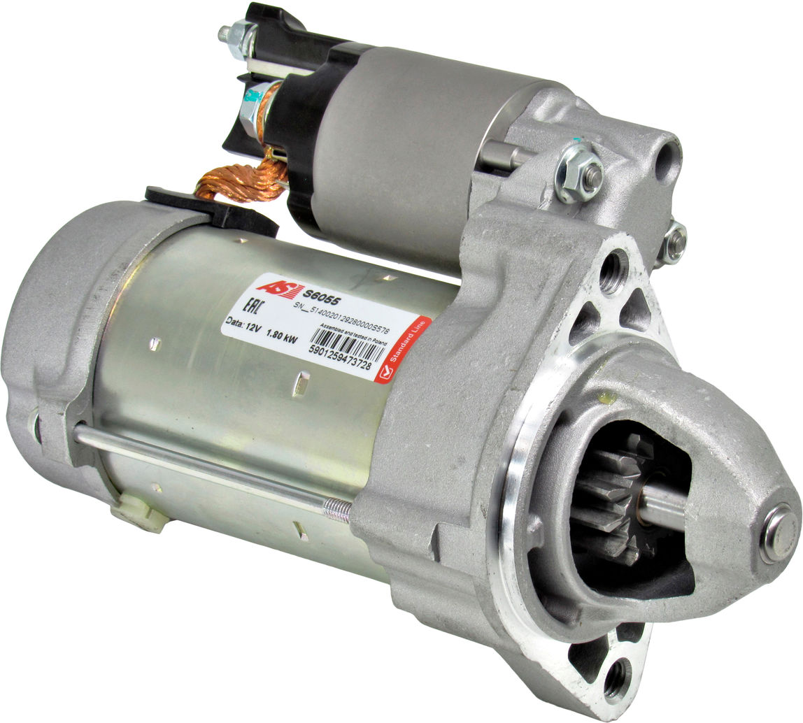 Стартер MB Sprinter CDI з06р.в. AS (2.2CDI) S6055, фото №1