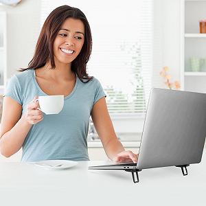 Подставка для ноутбука складная, эргономичная synthetic.ua - Фото 1