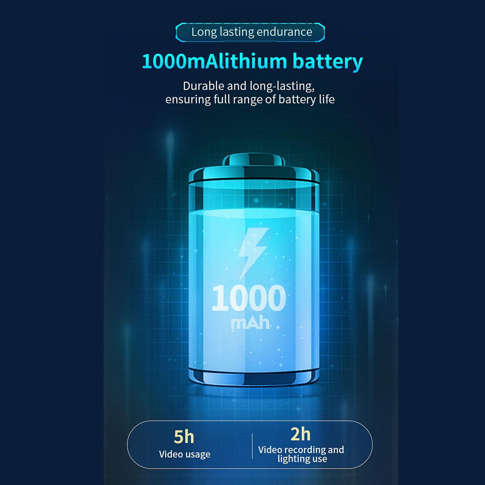 Екшн-камера Plyisty Scheinwerfer 1080P LED з сенсорним перемикачем, 45° регульований кут, для кемпінгу, походів, риболовлі, фото №6