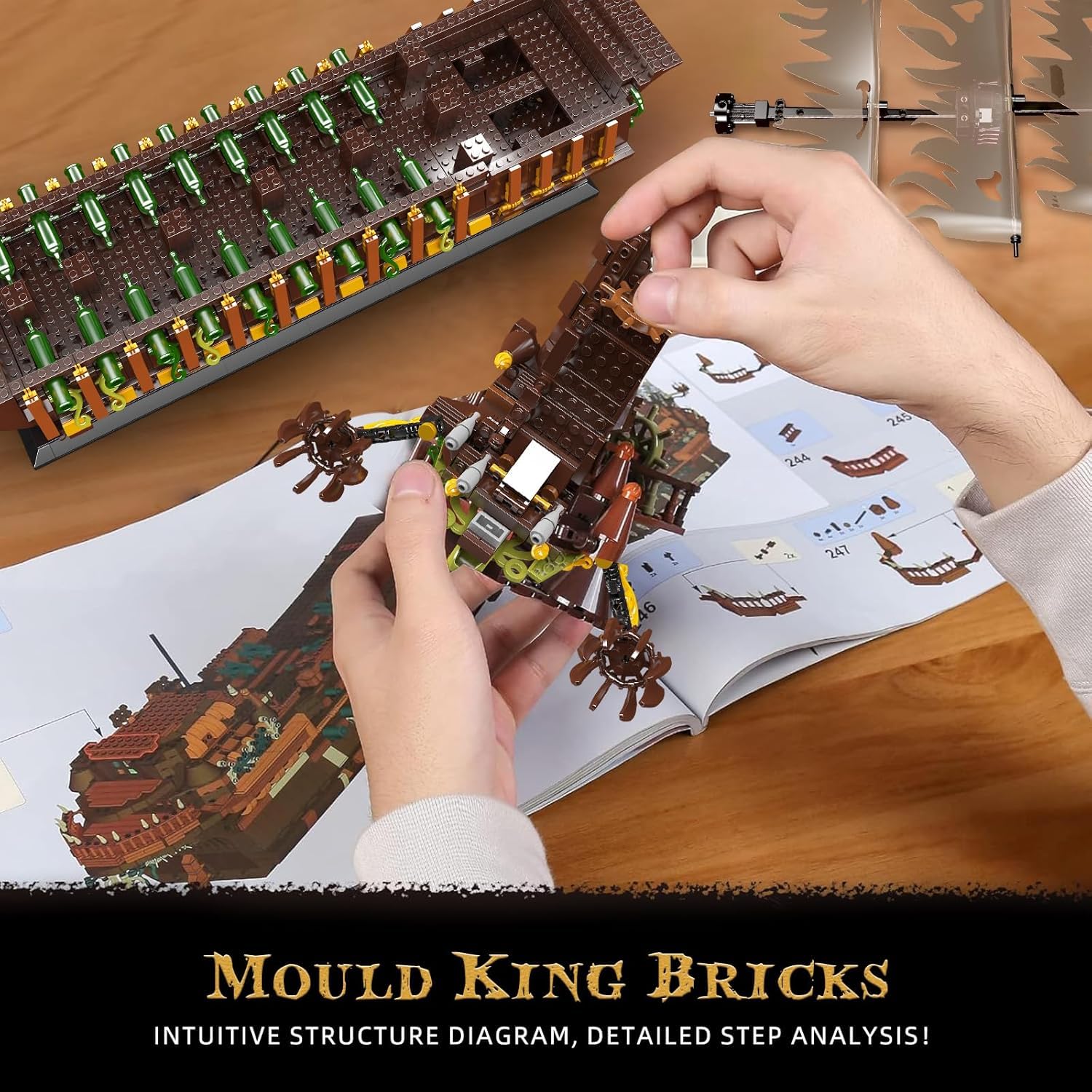 Набір COIL 13197 Піратський корабель Летючий Голландець 4364 шт., фото №4