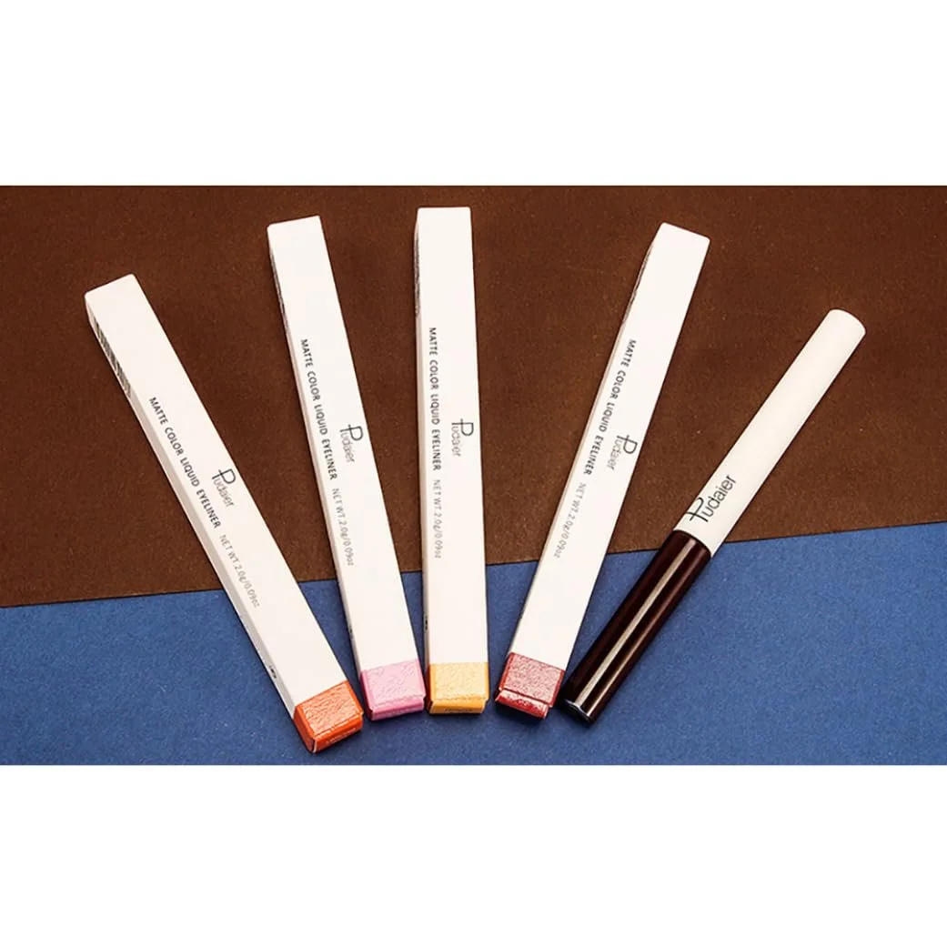 Матовий Рідка Eyeliner Різнокольоровий Eyeliner-Підводка водостійка Високопігментований Довготривалий Яскравий, фото №4