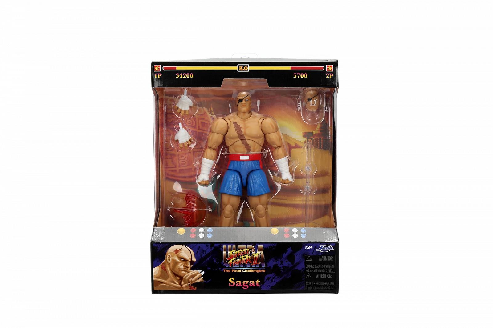 Фигурка Street Fighter Jada Toys Sagat 19 см с аксессуарами в упаковке, фото №6
