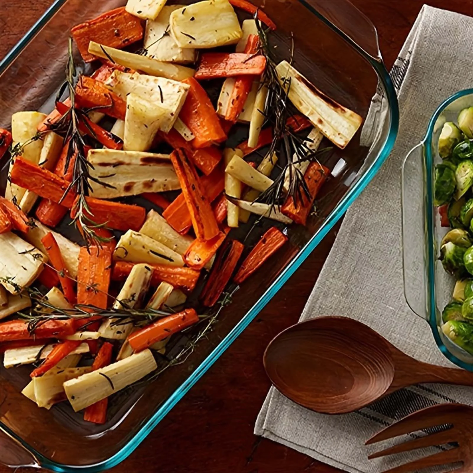 Форма для запекания MINZHI 0.8 л 19.5 x 16.5 x 4.6 см боросиликатное стекло прозрачная для микроволновой печи и духовки, фото №6