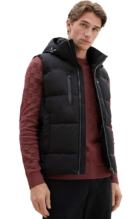 Жилетка Tom Tailor 1037355-29999 Черный XXXL, фото №2