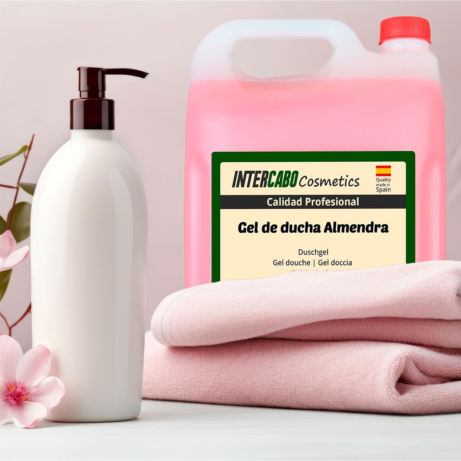 Гель для душу Intercabo Almond 2 x 5 л, фото №5