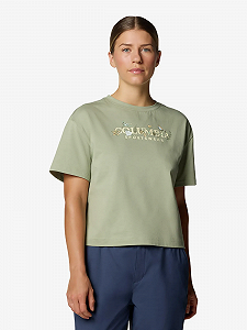 Футболка Rolling Bend™ Graphic Relaxed Crop SS 2119991CLB-348 Columbia Фісташковий L - Фото 1