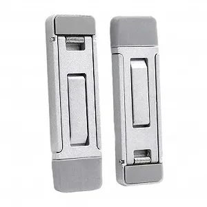 Подставка для ноутбука портативная невидимая, 2 шт Мини ножки алюминиевые, усилитель для ноутбука, алюминиевая базовая опора, складная подставка для ноутбука - Фото 1