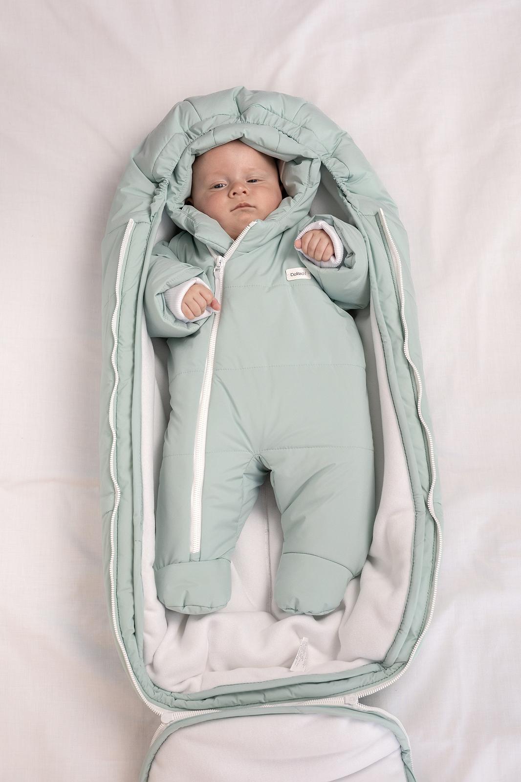 Зимний комплект для новорожденного baby мята, фото №5