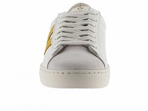 Низкие Кеды Victoria Berlin Кожа и Контрастные Детали и Сплит Кожаный Носок 1126142 synthetic.ua - Фото 1