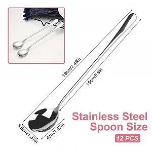 Набір з 12 довгих ложок synthetic.ua - Фото 1