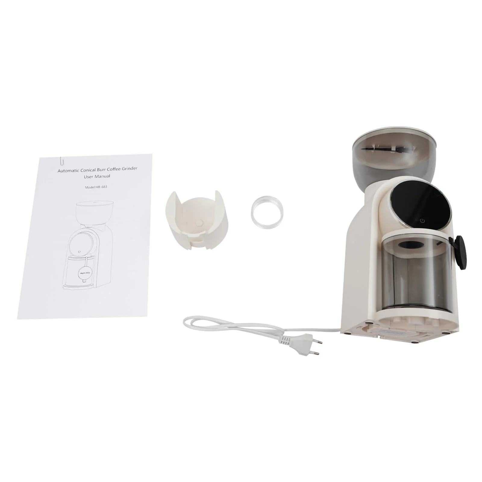 Электрическая кофемолка Cream White, фото №8 Электрическая кофемолка Cream White, фото №8