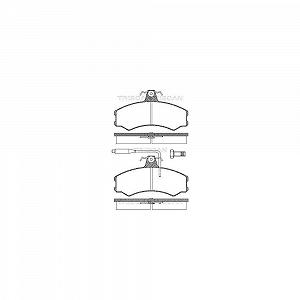 Комплект гальмівних колодок, дискові гальма TRISCAN 8110 10792 для ALFA ROMEO CITROËN FIAT - Фото 1