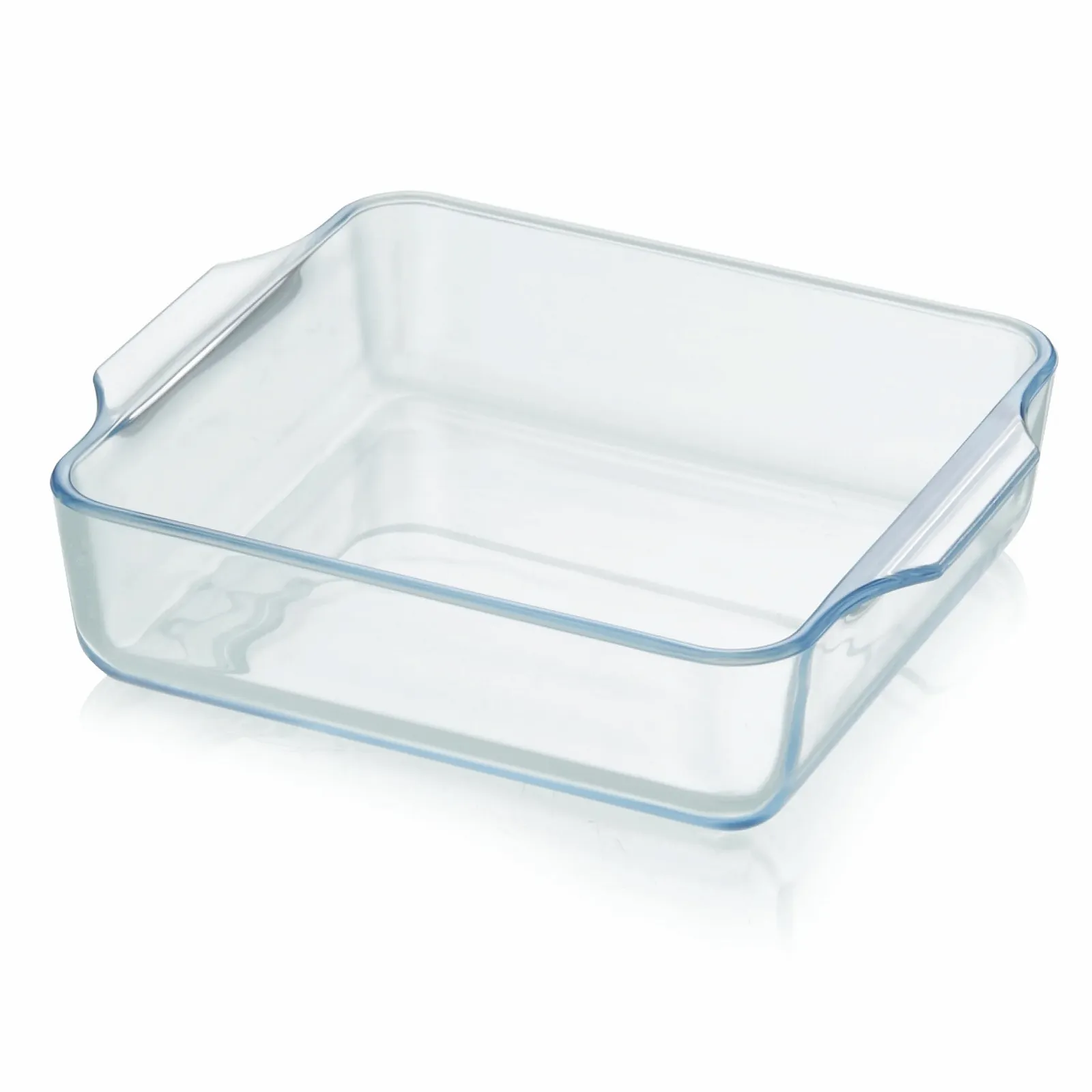Форма для запікання KHG 1.5 L квадратна скляна з кришкою 24 x 20 x 5 см, фото №1