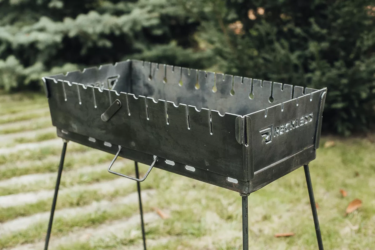 Мангал раскладной чемодан на 8 шампуров 3 мм c чехлом, фото №1 Мангал раскладной чемодан на 8 шампуров 3 мм c чехлом, фото №1