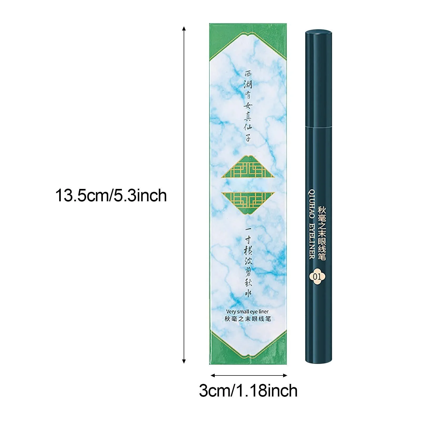 Підводка для очей Eyemazing Liner, чорна, фетровий аплікатор, тонка, стійка, рідка, водостійка, фото №6