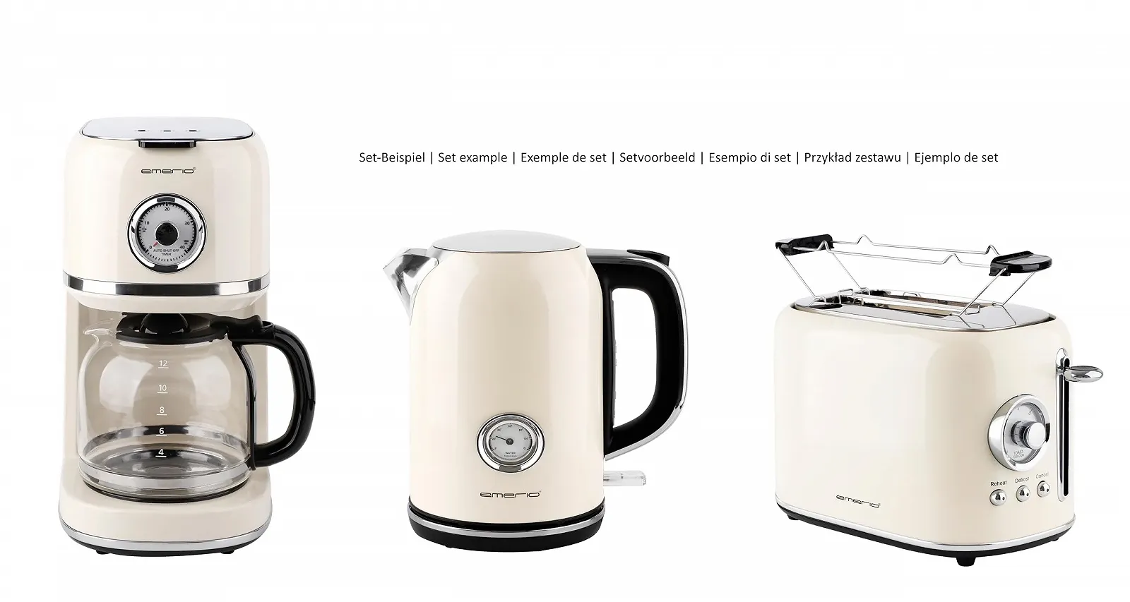 Капельная кофеварка EMERIO Retro Style CME-133280.1 900 Вт 1.5 л на 12 чашек Мятно-зеленая, фото №6