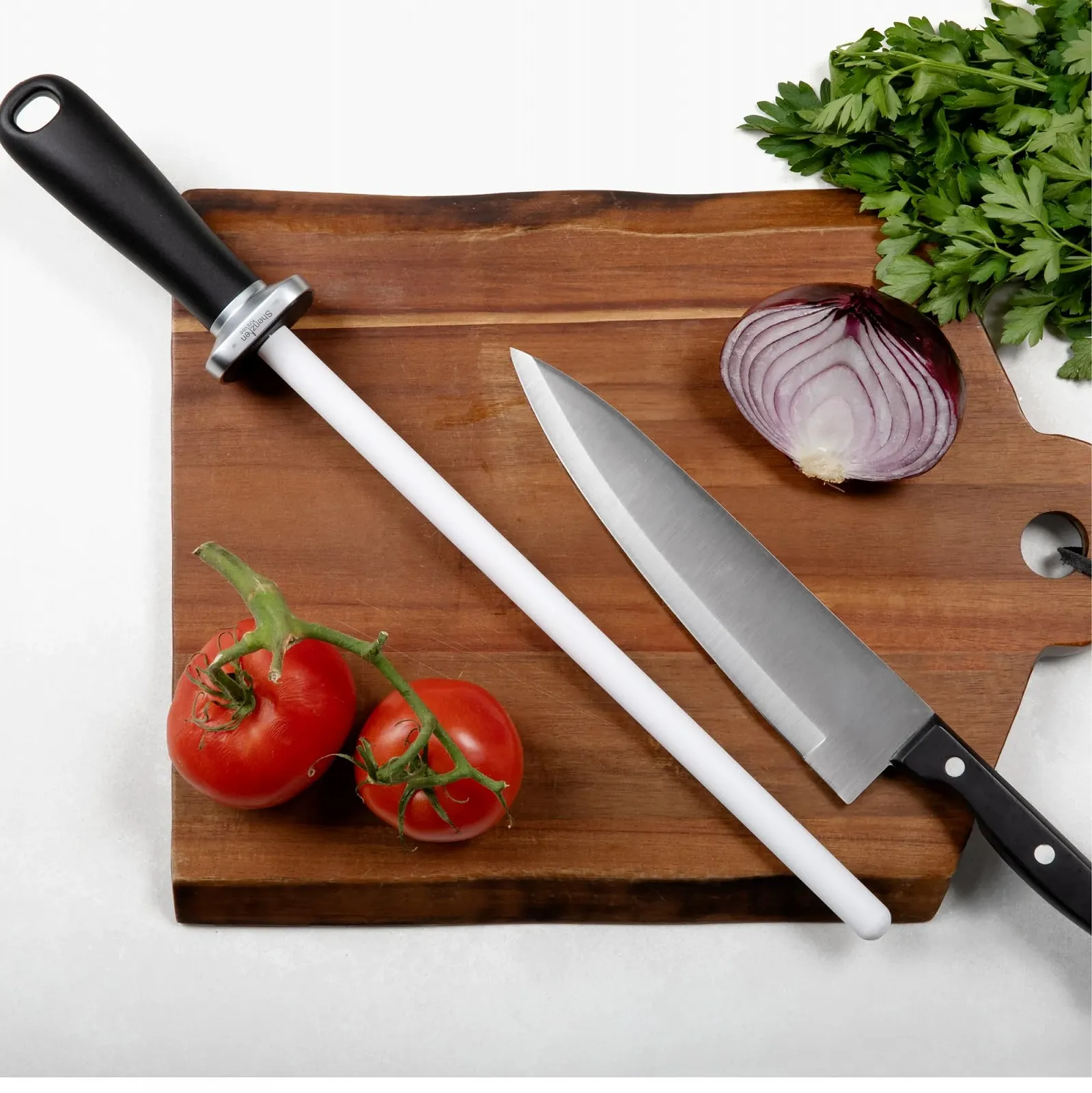 Мусат керамічний Shenzhen Knives White Ceramic 12 дюймів (30.5 см), фото №7