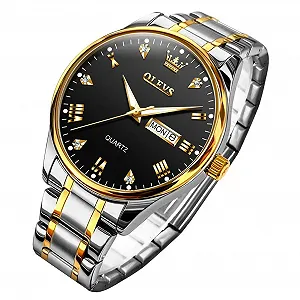 Годинник OLEVS Чоловічий з Ремінцем з нержавіючої сталі Водонепроникний - Фото 1