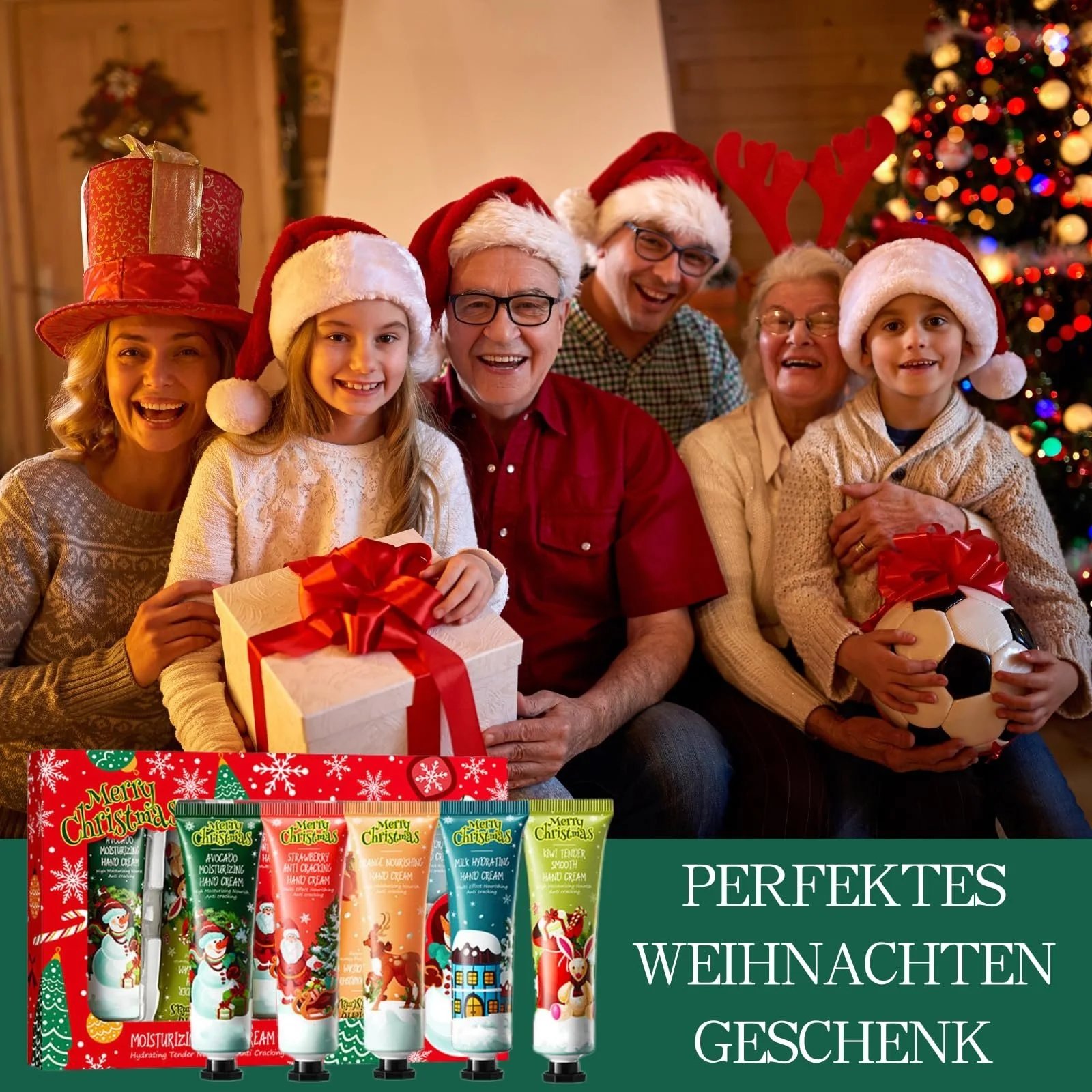 Набор Рождественских Кремов для Рук из 5 штук - Мини Набор Кремов для Рук для Женщин и Мужчин - Маленькие Подарки Крем для Рук для Коллег и Сотрудников - Крем для Рук для Очень Сухой Кожи Рук, фото №7 Набор Рождественских Кремов для Рук из 5 штук - Мини Набор Кремов для Рук для Женщин и Мужчин - Маленькие Подарки Крем для Рук для Коллег и Сотрудников - Крем для Рук для Очень Сухой Кожи Рук, фото №7