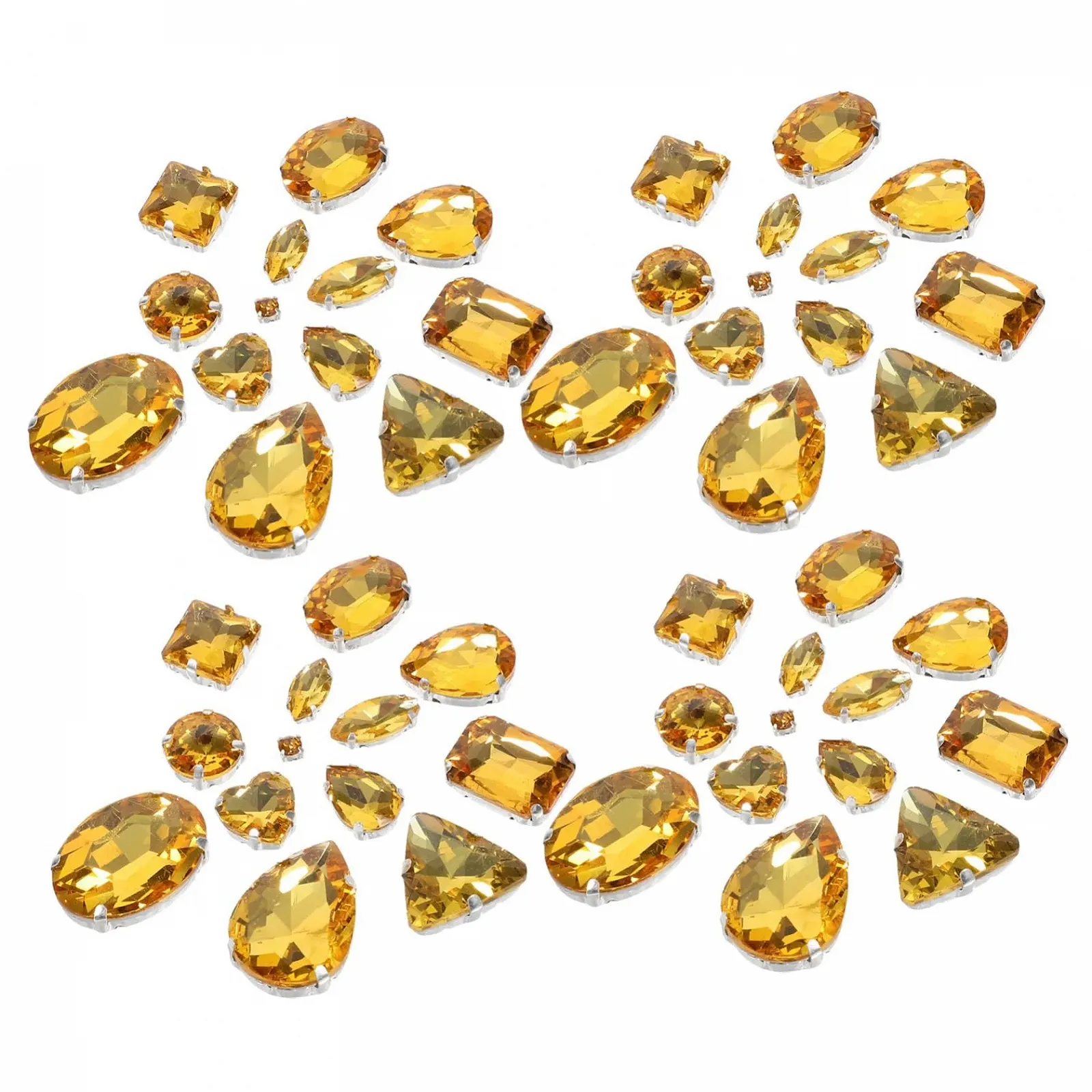 Стрази 1tasche Нерегулярні блискучі камені для одягу, весільних прикрас та рукоділля, фото №1