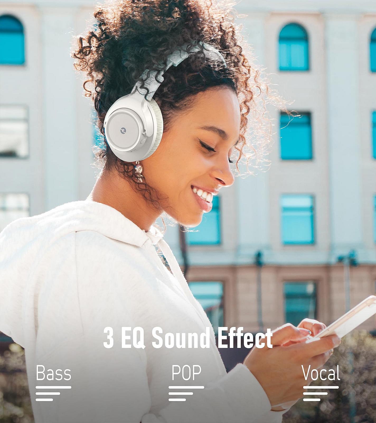 Навушники Lankey Sound Bluetooth Over-Ear 70 Годин Безпровідні Bluetooth з 3 Режимами EQ, фото №3
