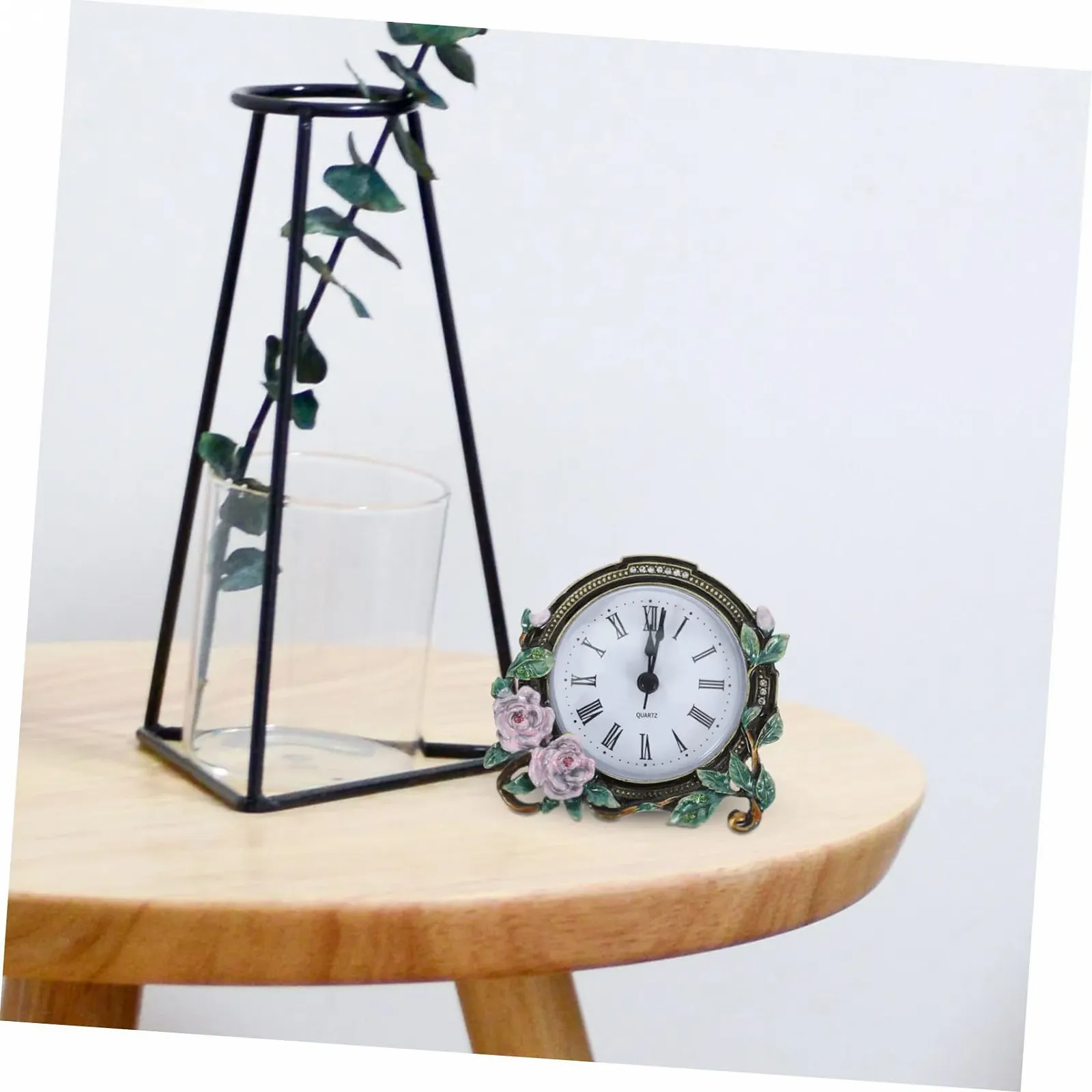Годинник настольный VICASKY Винтажный Ретро стиль Стильные настольные для гостиной Офисное украшение Прочный и вневременной, фото №3