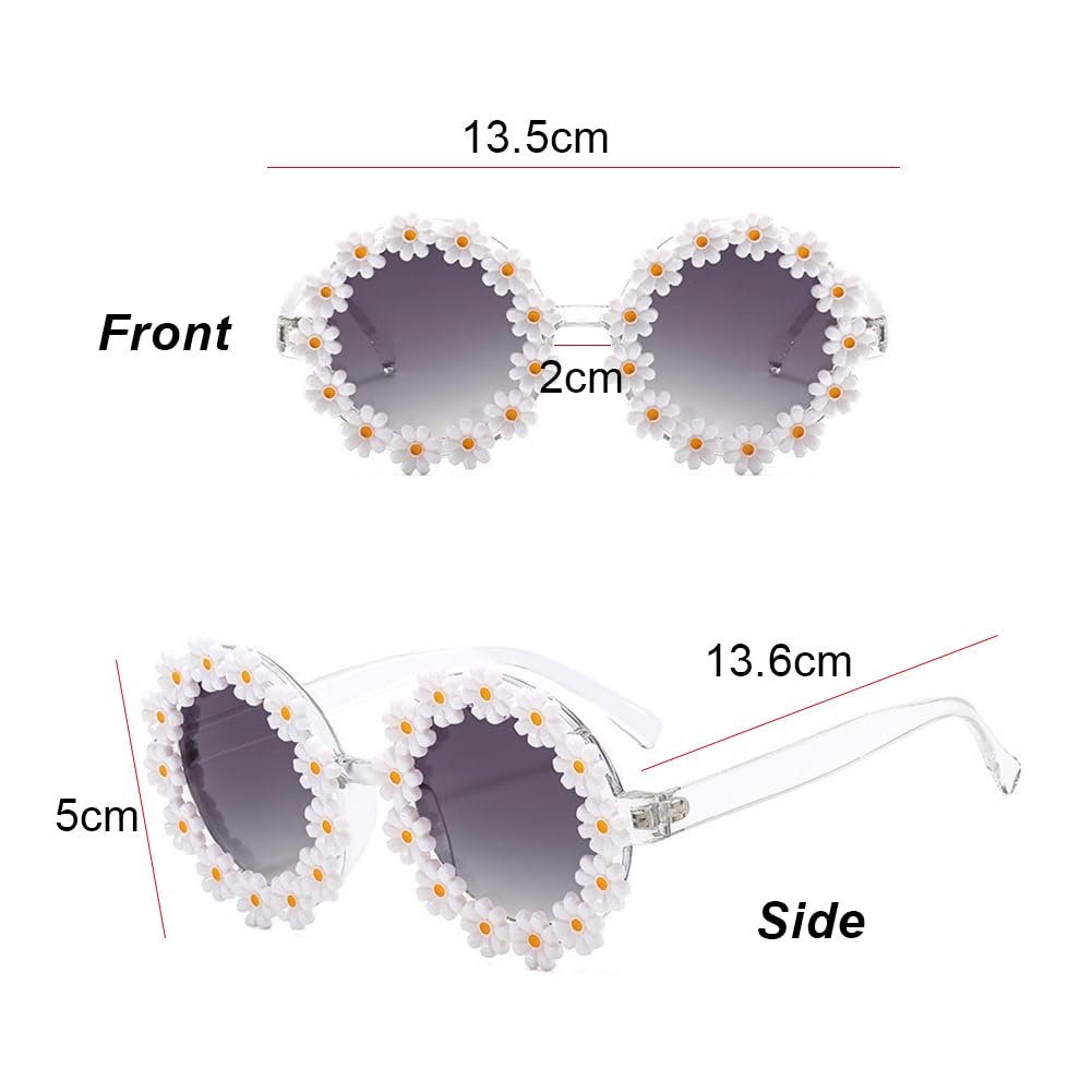 Сонцезахисні окуляри Doukesh Gänseblümchen Класичні Daisy круглі, фото №3