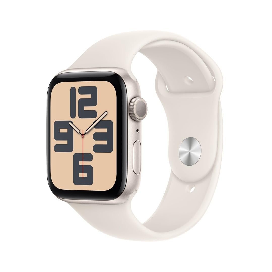 Смарт-годинник Apple Watch SE (2nd Generation) GPS 44мм Алюмінієвий корпус Полярна зірка Спортивний ремінець Полярна зірка, фото №1