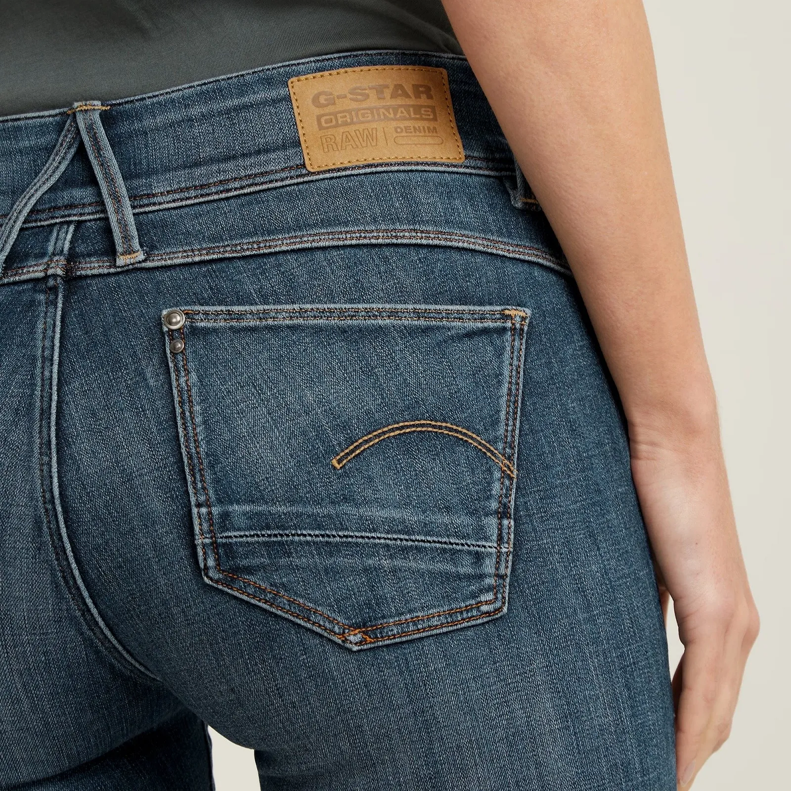 Жіночі джинси G‑STAR Lynn Mid Skinny Trender Ultimate Faded Blue - 28, фото №6 Жіночі джинси G‑STAR Lynn Mid Skinny Trender Ultimate Faded Blue - 28, фото №6