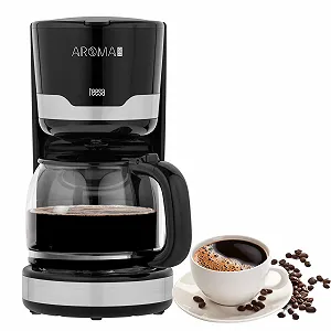 Кофеварка фильтрационная Teesa TSA4006 Aroma 100 со стеклянным кувшином черная - Фото 1