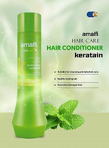 Бальзам Amalfi Hair Care Smoothing Cream Mojito Keratin 1 литр synthetic.ua - Фото 1